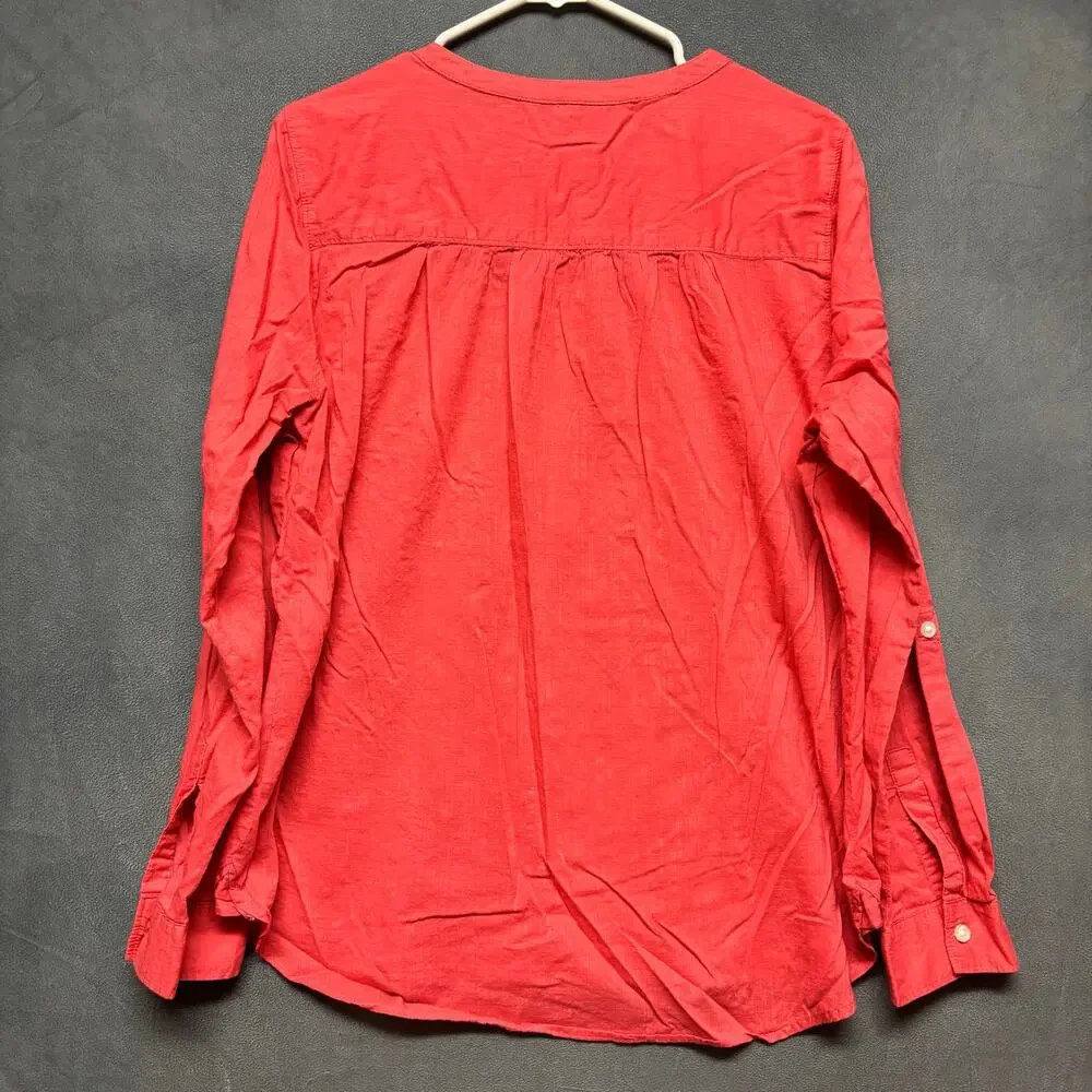 Croft & Barrow Lightweight Summer Blouse Beachy Hippy Boho Cottage Women's XL